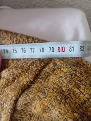 Jersey fino elegante marrón caspeado 3XL