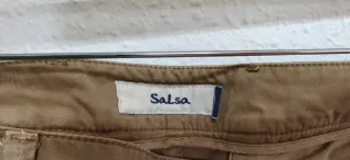 Pantalones Chinos Salsa Jeans W33 L34 Beige