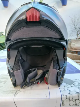 Casco Modular AGV Compact negro mate talla XL.