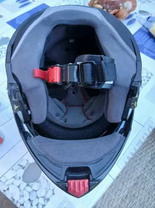 Casco Modular AGV Compact negro mate talla XL.