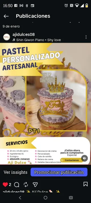 Regala Pasteles personalizados VIP