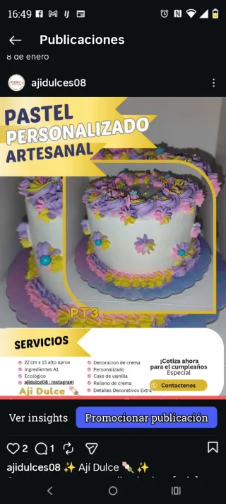 Regala Pasteles personalizados VIP