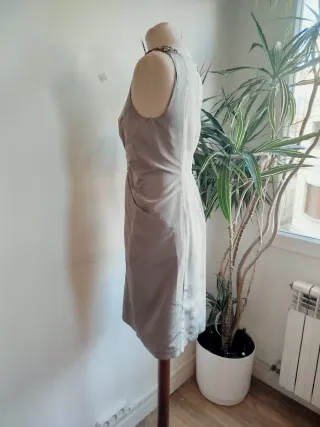 Vestido Tintoreto Gris-Talla M