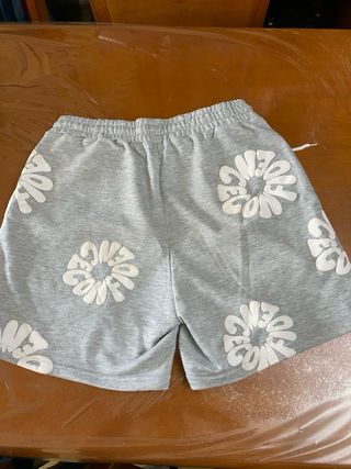 Pantalones cortos denim tears grises