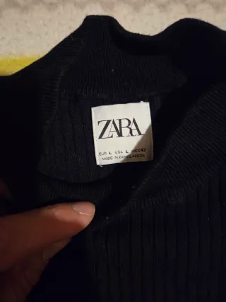 Jersey Zara Negro Ajustado