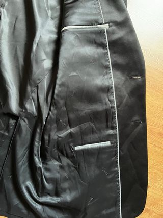 Chaqueta de vestir hombre negra