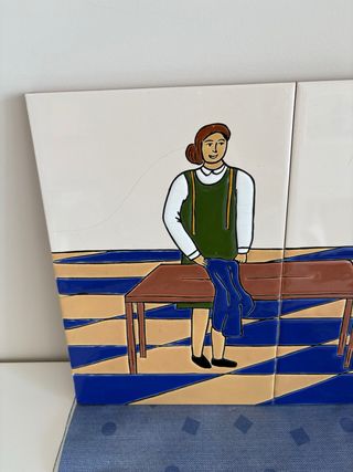 Tríptico Cerámica Pintada al Fuego