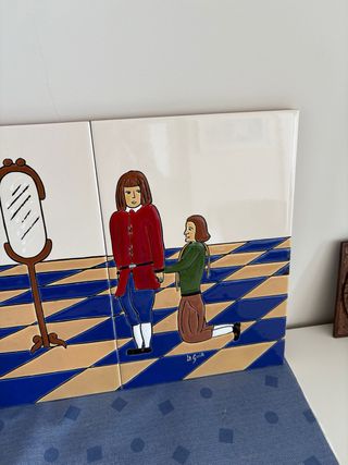 Tríptico Cerámica Pintada al Fuego