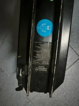 Patinete Oxelo azul y negro