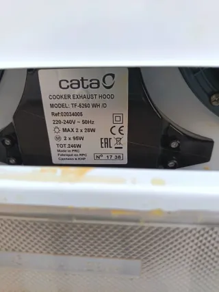 Campana extractora Cata