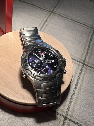 Reloj Lotus Cronógrafo 15240 Plata Negro