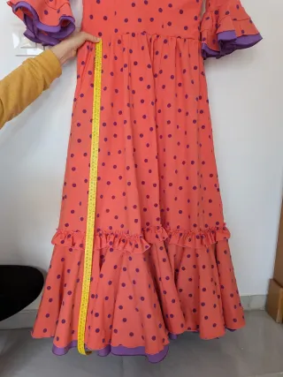 Traje Flamenca Niña Talla L (12-13 años)