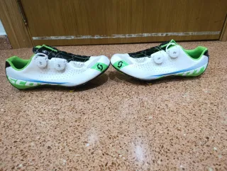 Zapatillas Ciclismo Scott Negras y Verdes