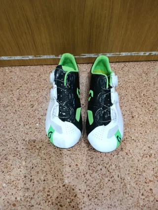 Zapatillas Ciclismo Scott Negras y Verdes