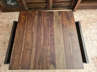 Conjunto Muebles Salón Madera Oscura