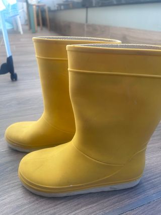Botas de agua amarillas Talla 34-35
