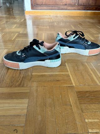 Zapatillas Puma Negras y Rosas