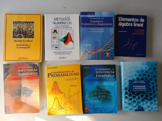 Libros de Estadística, Matemáticas y Economía