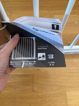 Barrera seguridad niños nueva sin usar