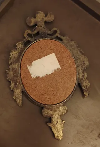 Set 3 Cornici Ottone Antico Anni 60