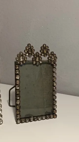 Coppia di Marcos da Tavolo con Strass