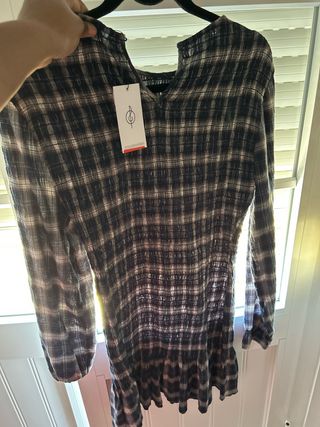 Vestido Stradivarius Xadrez