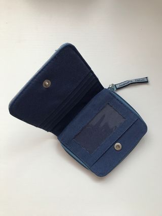 Monedero Busquets Denim con corazón