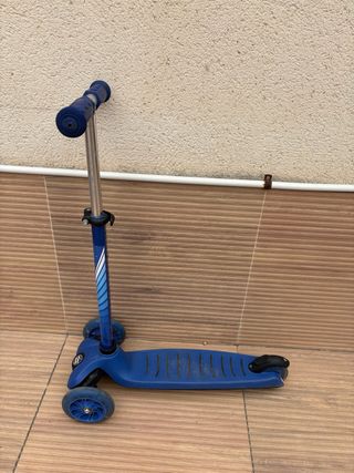 Patinete infantil 3 ruedas azul