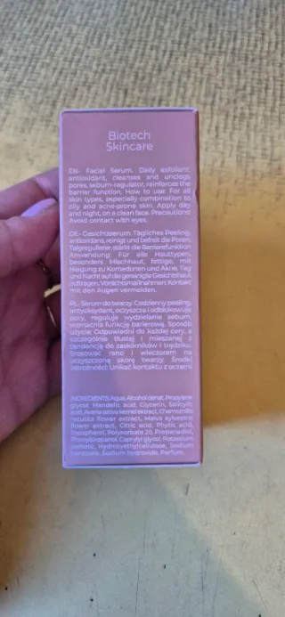 Sérum Exfoliante AHA/BHA SEGLE 30ml