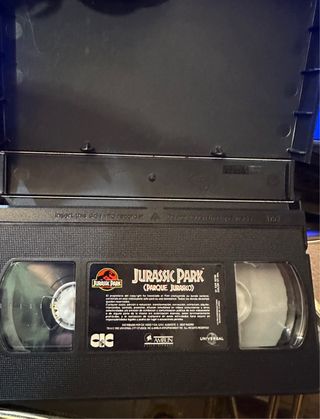 VHS Jurassic Park (Parque Jurásico) Ganadora Oscar