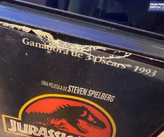 VHS Jurassic Park (Parque Jurásico) Ganadora Oscar