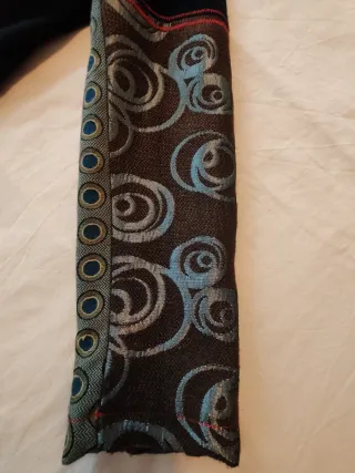 Abrigo Desigual Multicolor Negro