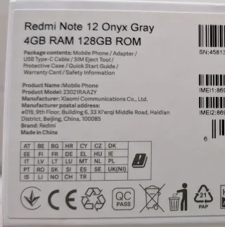 Xiaomi Redmi Note 12