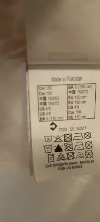 Uniforme Karate/Taekwondo 150cm Blanco