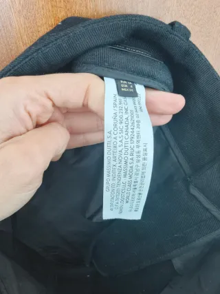 Pantalón pana negro