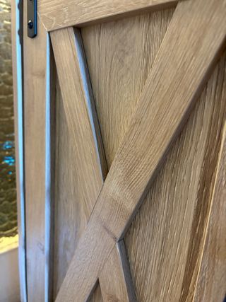 Mueble auxiliar madera y metal