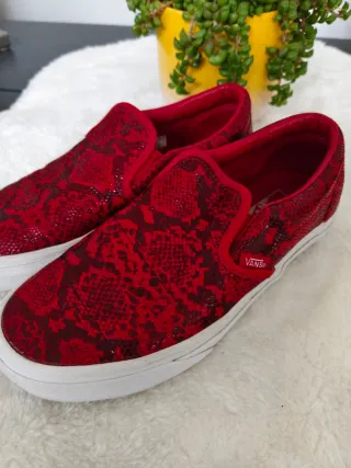 Zapatillas de piel Vans Mujer Talla 36