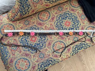 Cinturón Oilily flores naranja y rosa