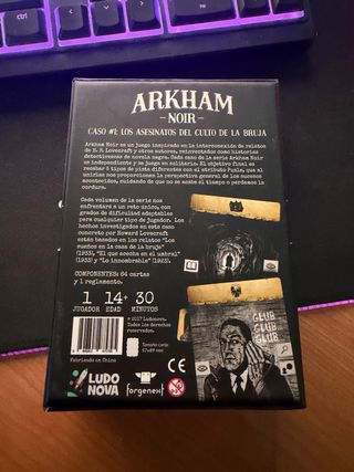 Arkham Noir - Juego de mesa solitario