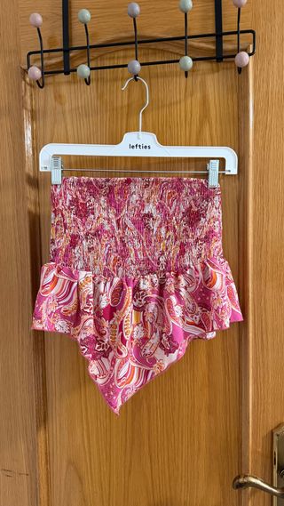 Top elástico talla L estampado