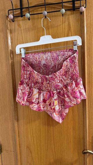 Top elástico talla L estampado