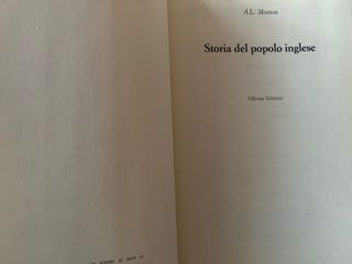"Storia del popolo inglese"