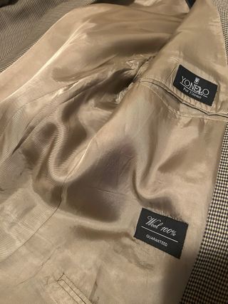 Americana cuadros hombre