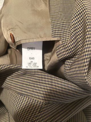 Americana cuadros hombre