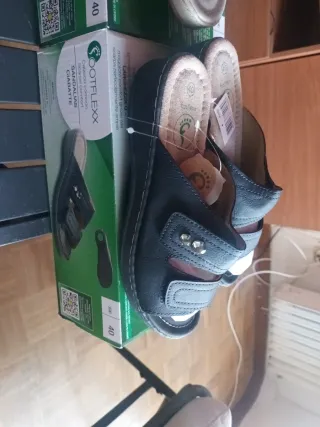 Sandalias FOOTFLEXX Negras/Marrones Talla 40