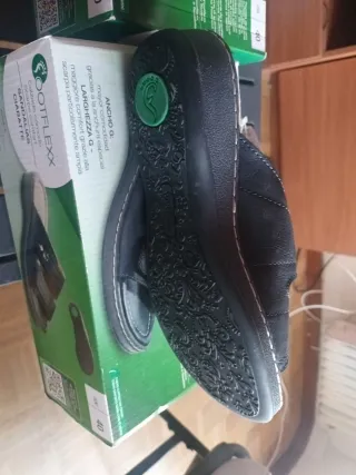 Sandalias FOOTFLEXX Negras/Marrones Talla 40