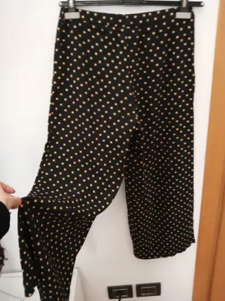 Pantaloni donna Chissà fantasia pois