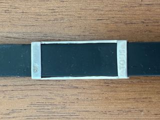 Pulsera Tous Caucho Negra y Plata