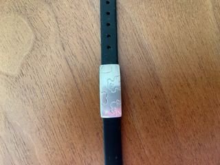 Pulsera Tous Caucho Negra y Plata