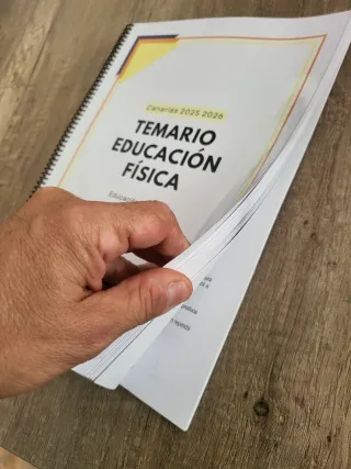 Temario Oposiciones Educación Fisica